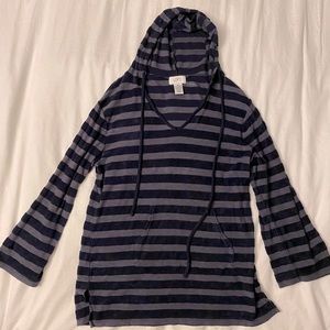 Ann Taylor Loft lightweight pullover with hood